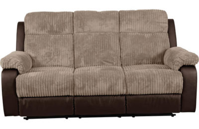 Collection Bradley Large Manual Recliner Sofa - Natural